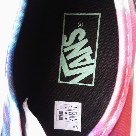 Vans Women's Authentic Tie Dye Low-Top Canvas Sneaker - Picture 8 of 11